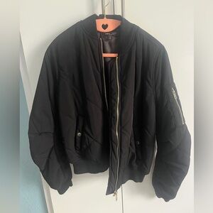 Black Bomber jacket from Romeo & Juliet Couture